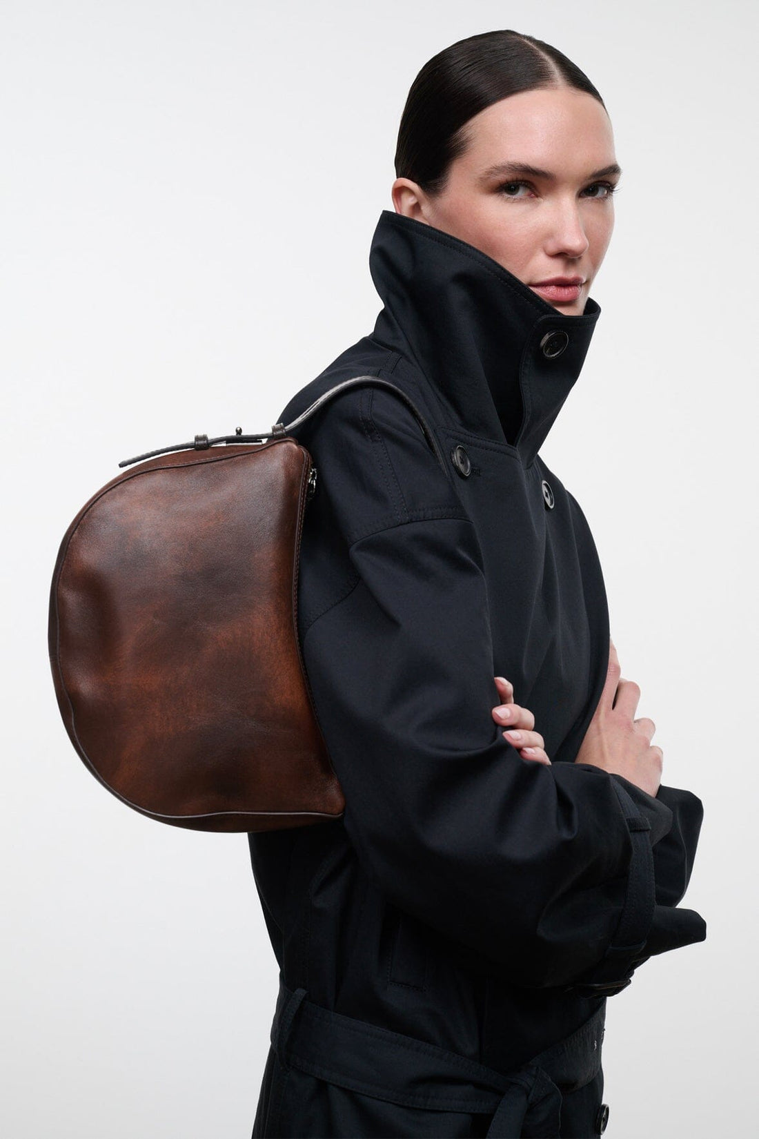 Levi Bag | Espresso Distressed — 1