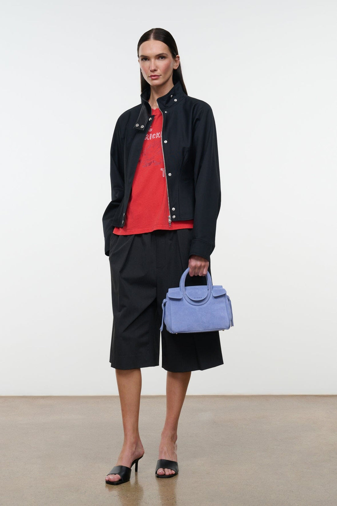 Maude Mini Carryall | Cielo Suede — 1