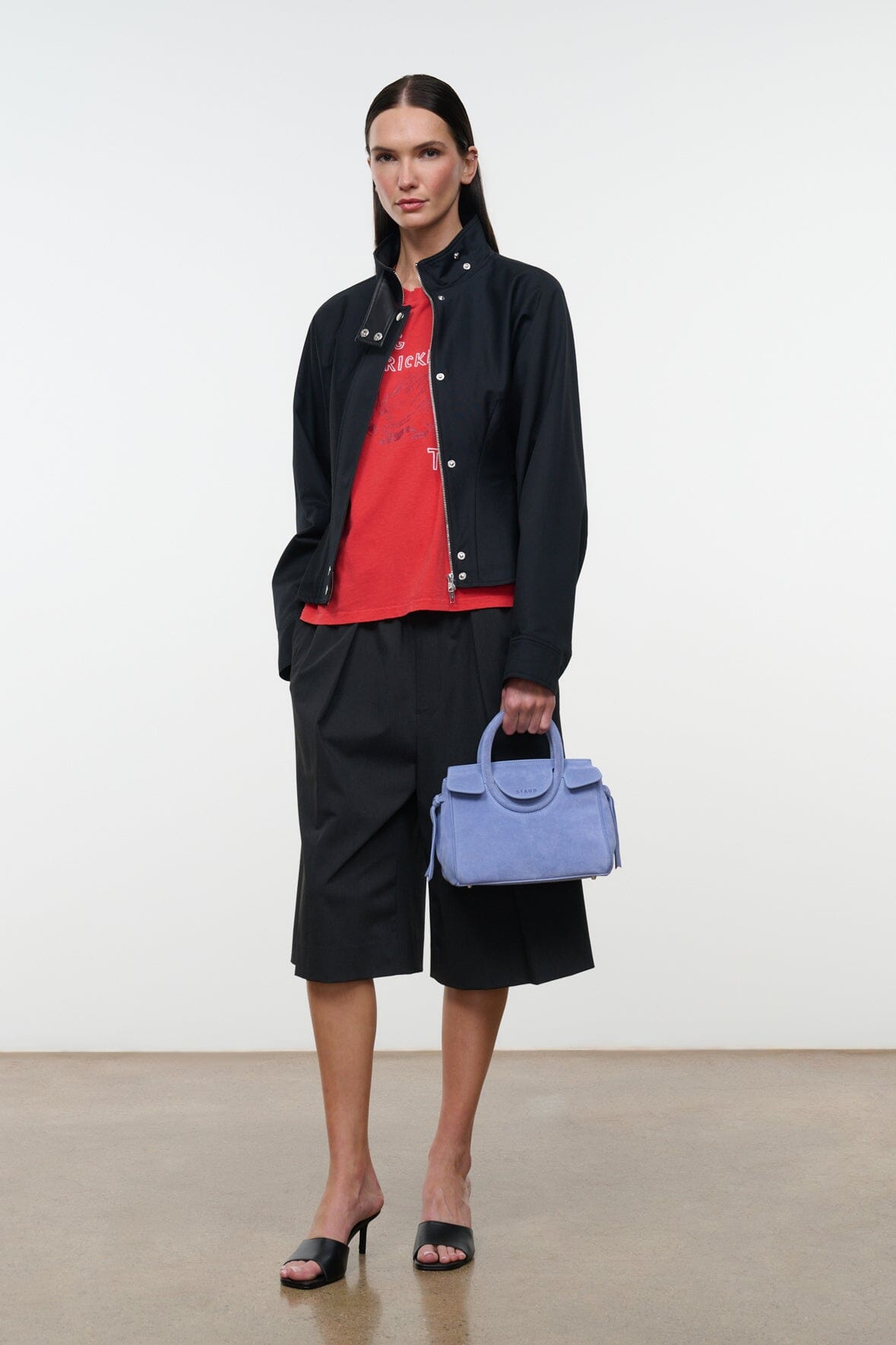 Maude Mini Carryall | Cielo Suede — 2