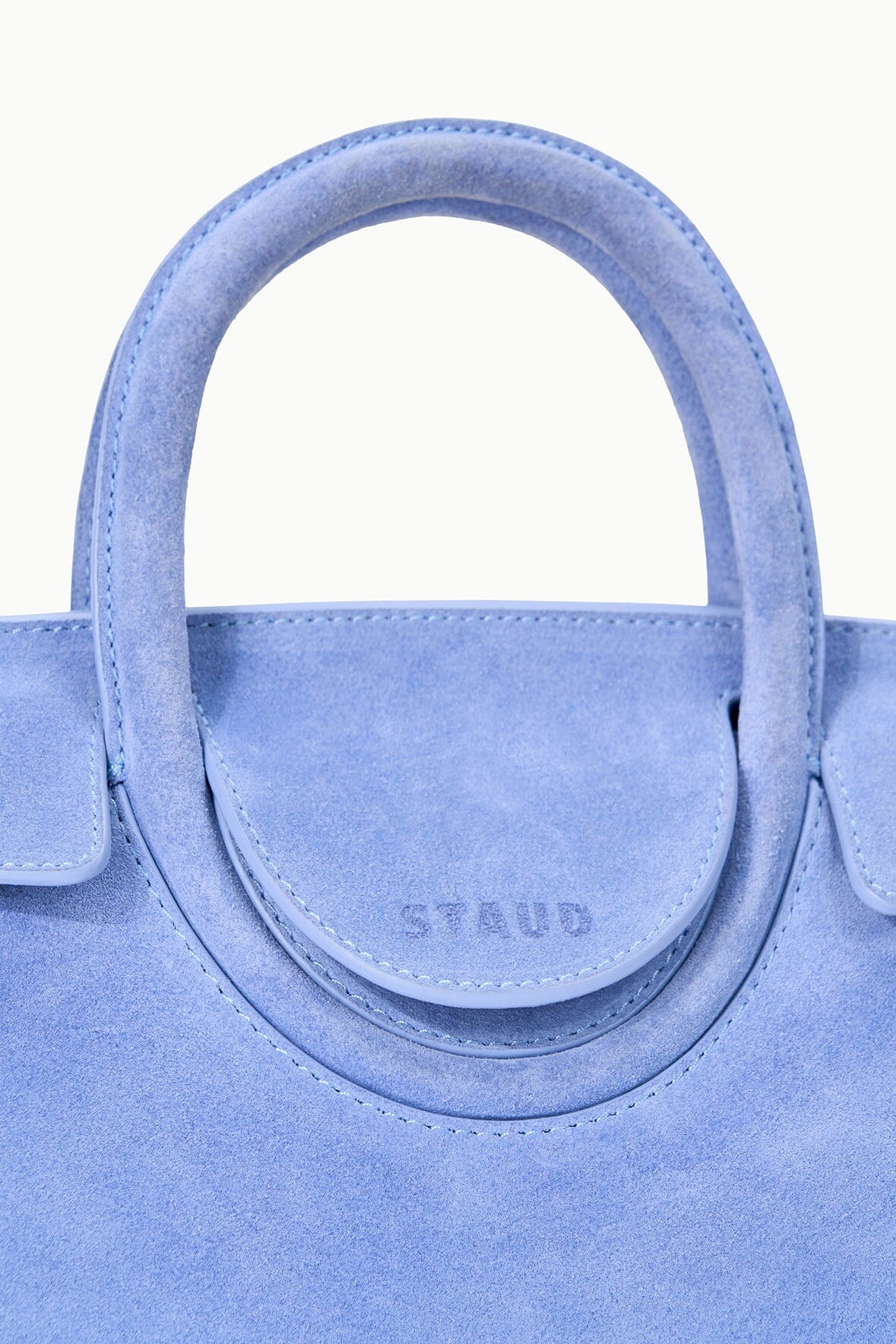 Maude Mini Carryall | Cielo Suede — 6
