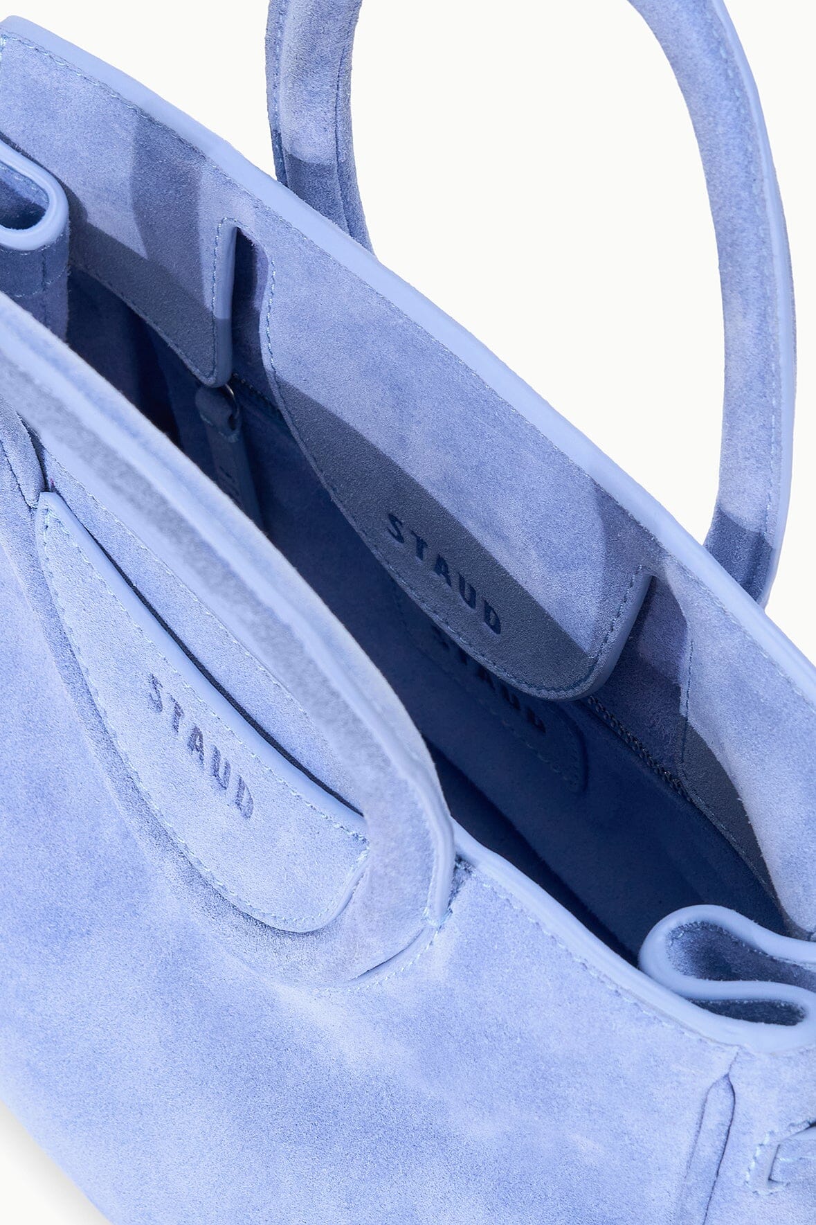Maude Mini Carryall | Cielo Suede — 5