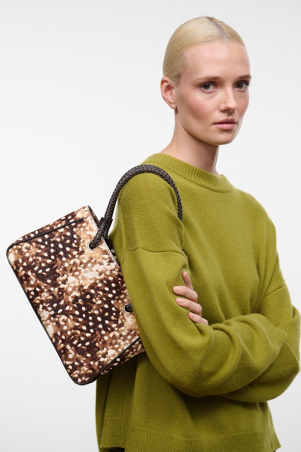 Fiona Shoulder Bag | Fawn Haircalf — 2