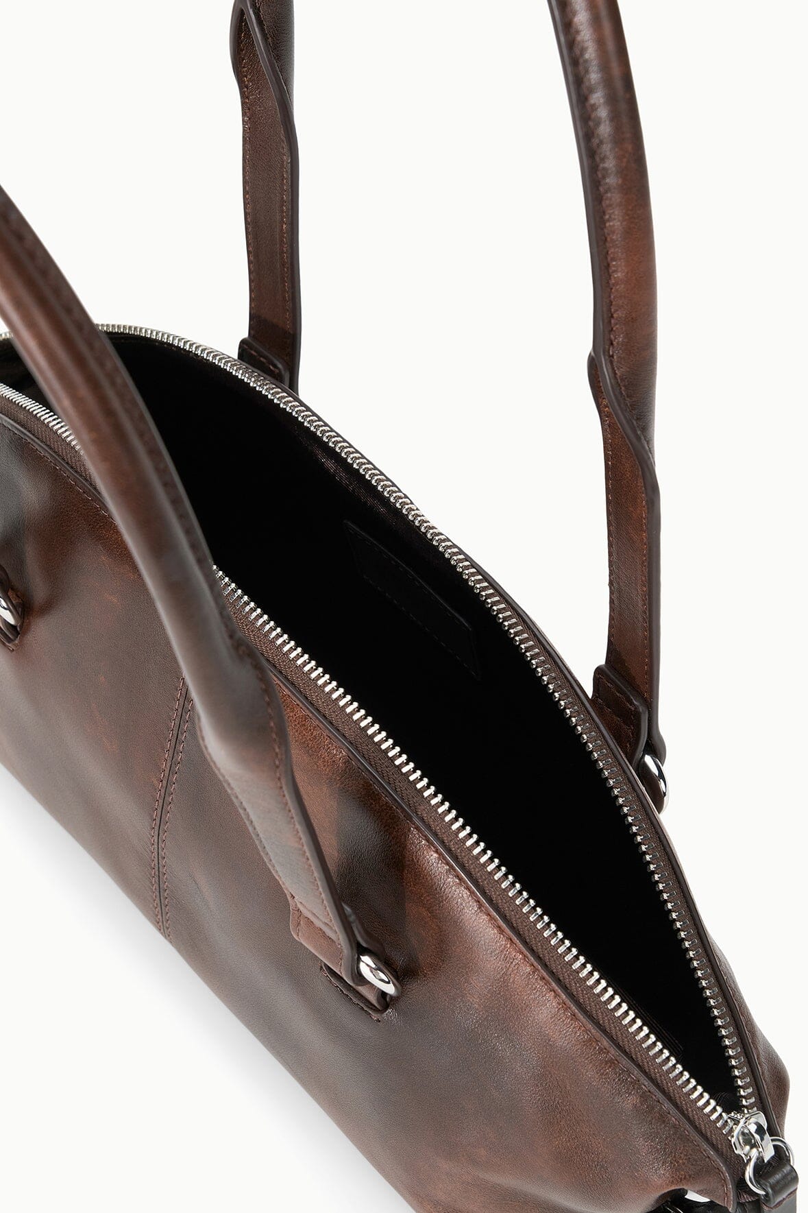 Hester Mini Shoulder Bag | Espresso Distressed — 5