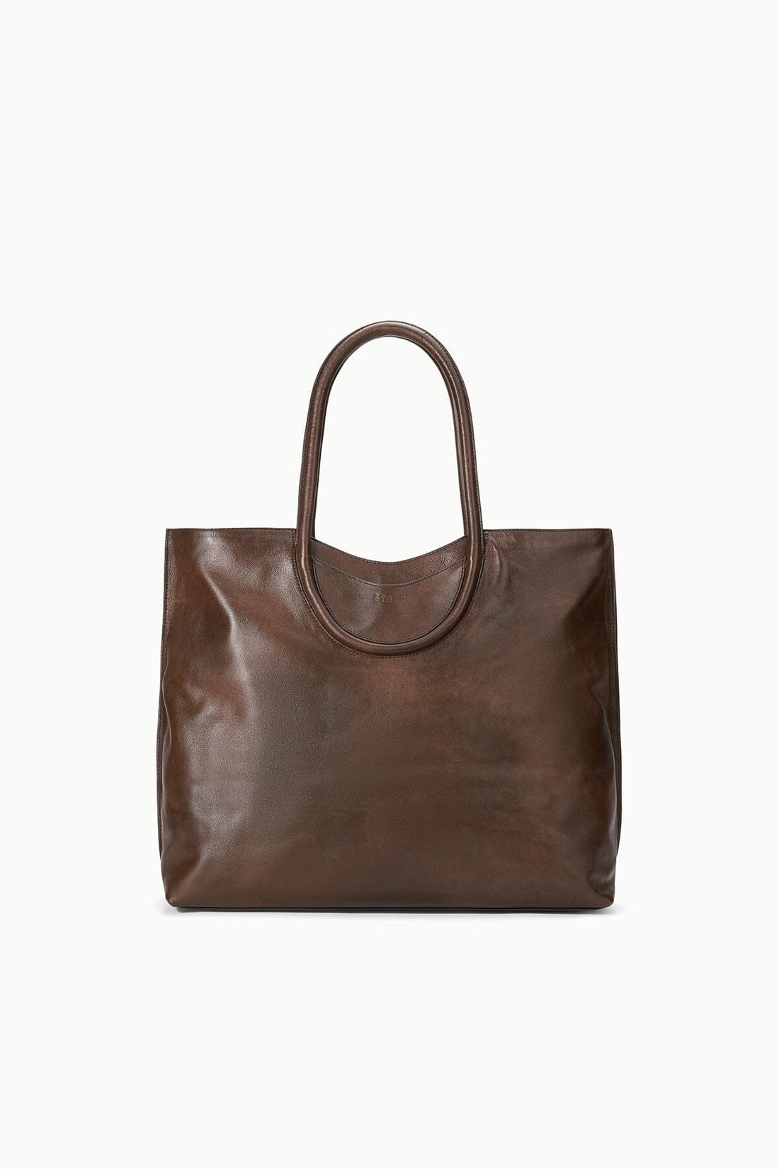 Maude North South Tote | Espresso Distressed — 1