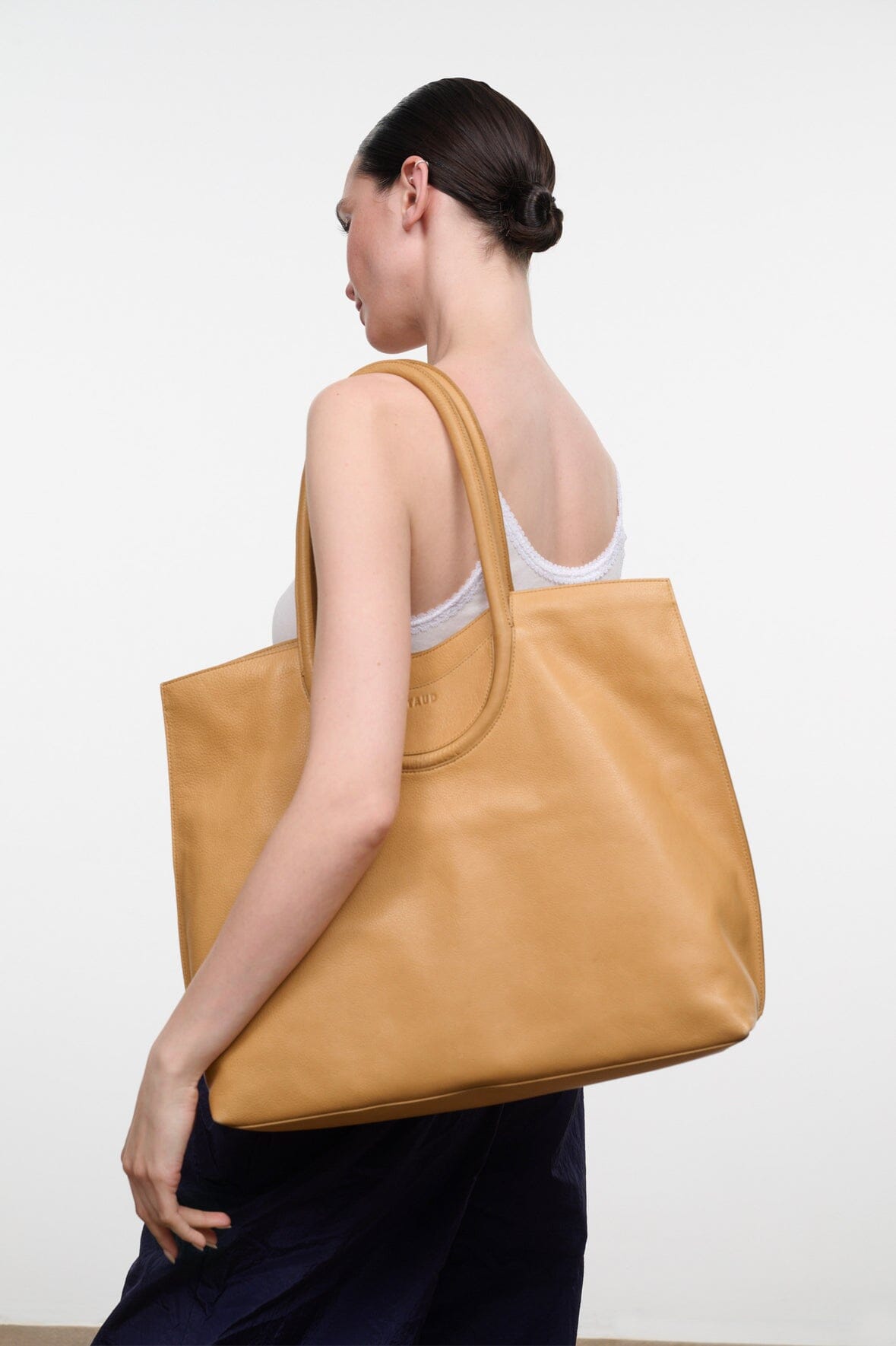 Maude North South Tote | Cashew — 4