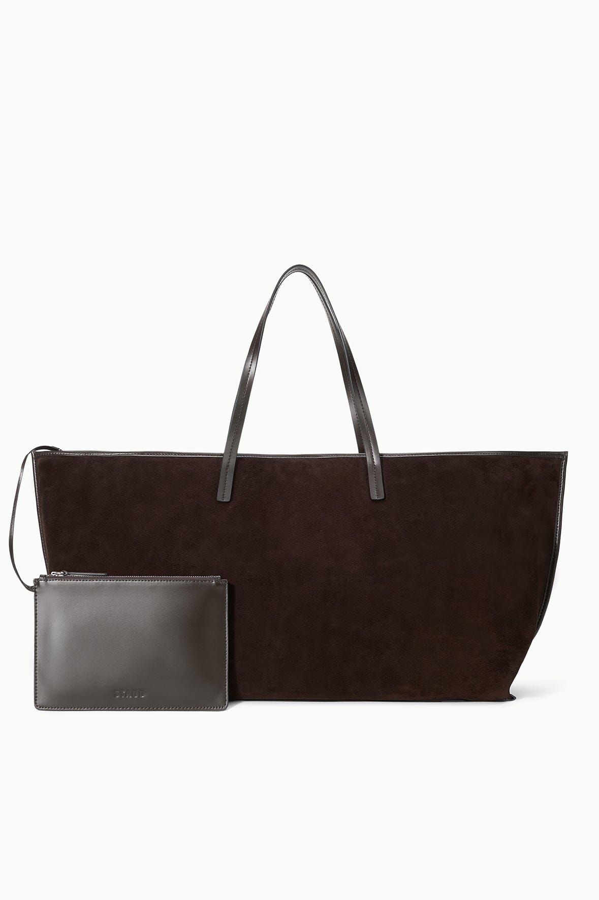 Christos Large Tote | Espresso Suede — 4