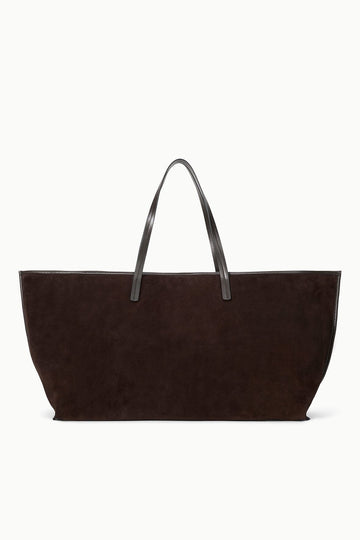 Christos Large Tote | Espresso Suede — 1