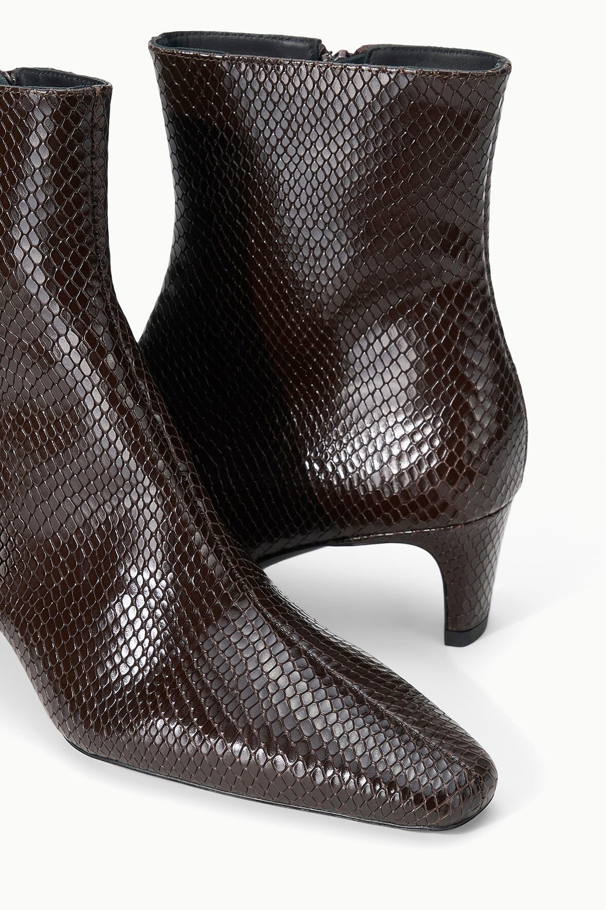 Wally Ankle Boot | Espresso Snake — 7