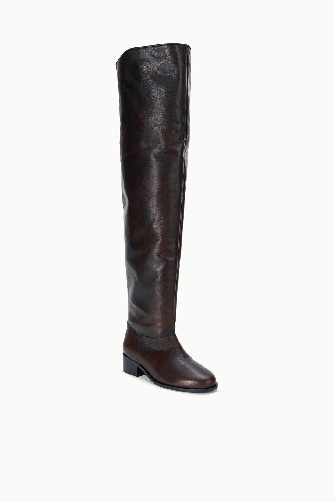 Arlo Over the Knee Boot | Espresso Distressed — 1