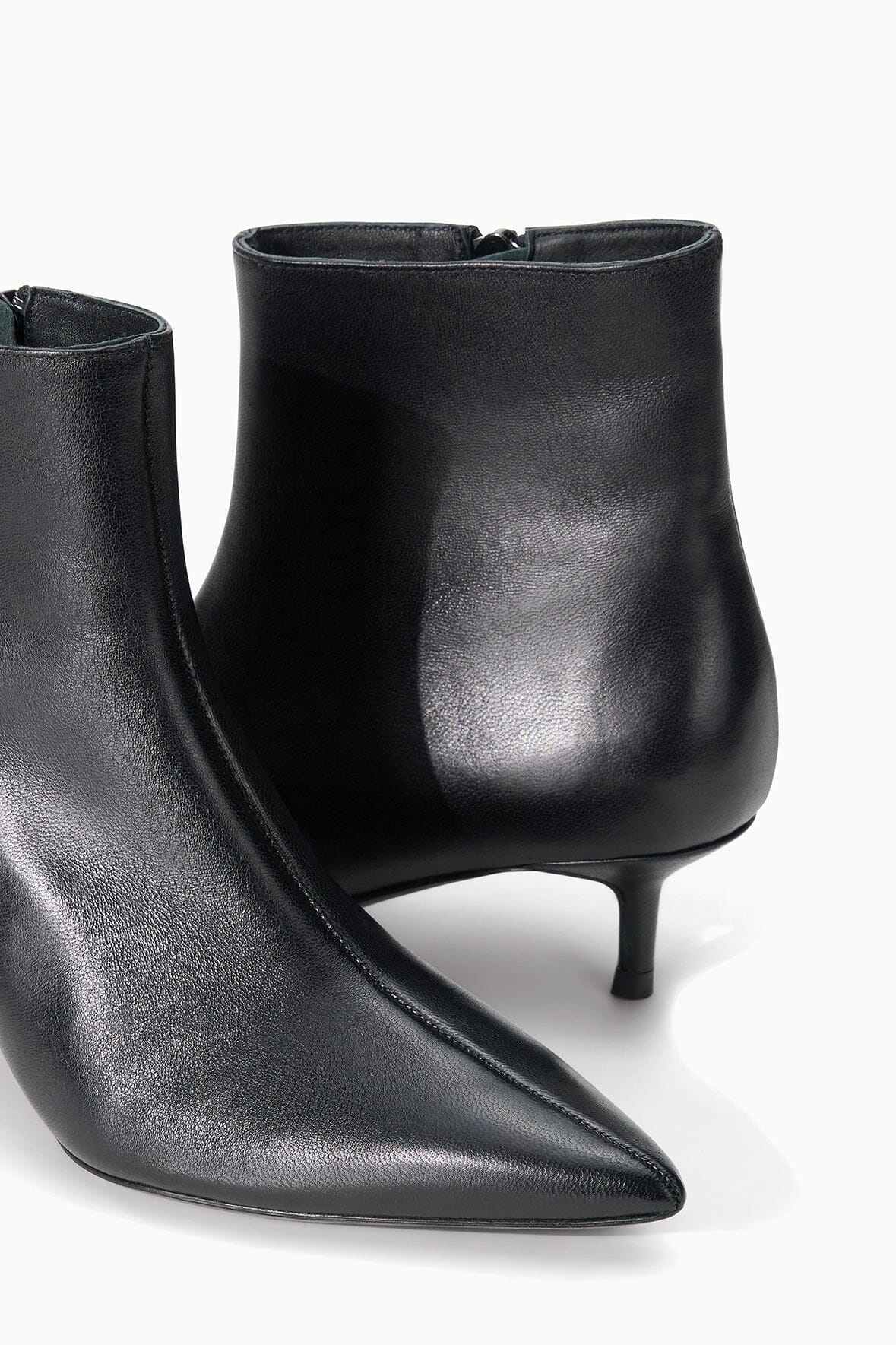 Sebastian Ankle Kitten Heel Boot | Black — 7
