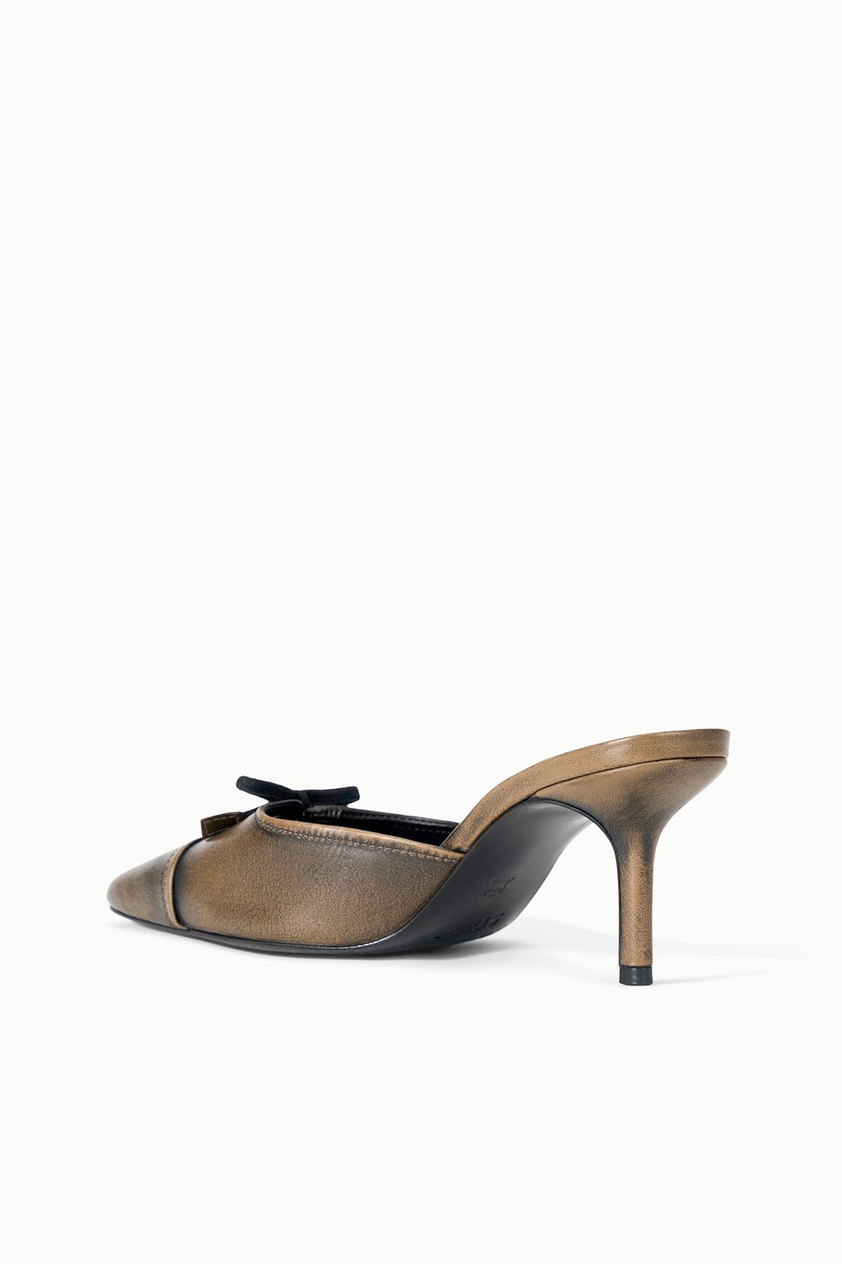 Faye Mule | Black Distressed — 8