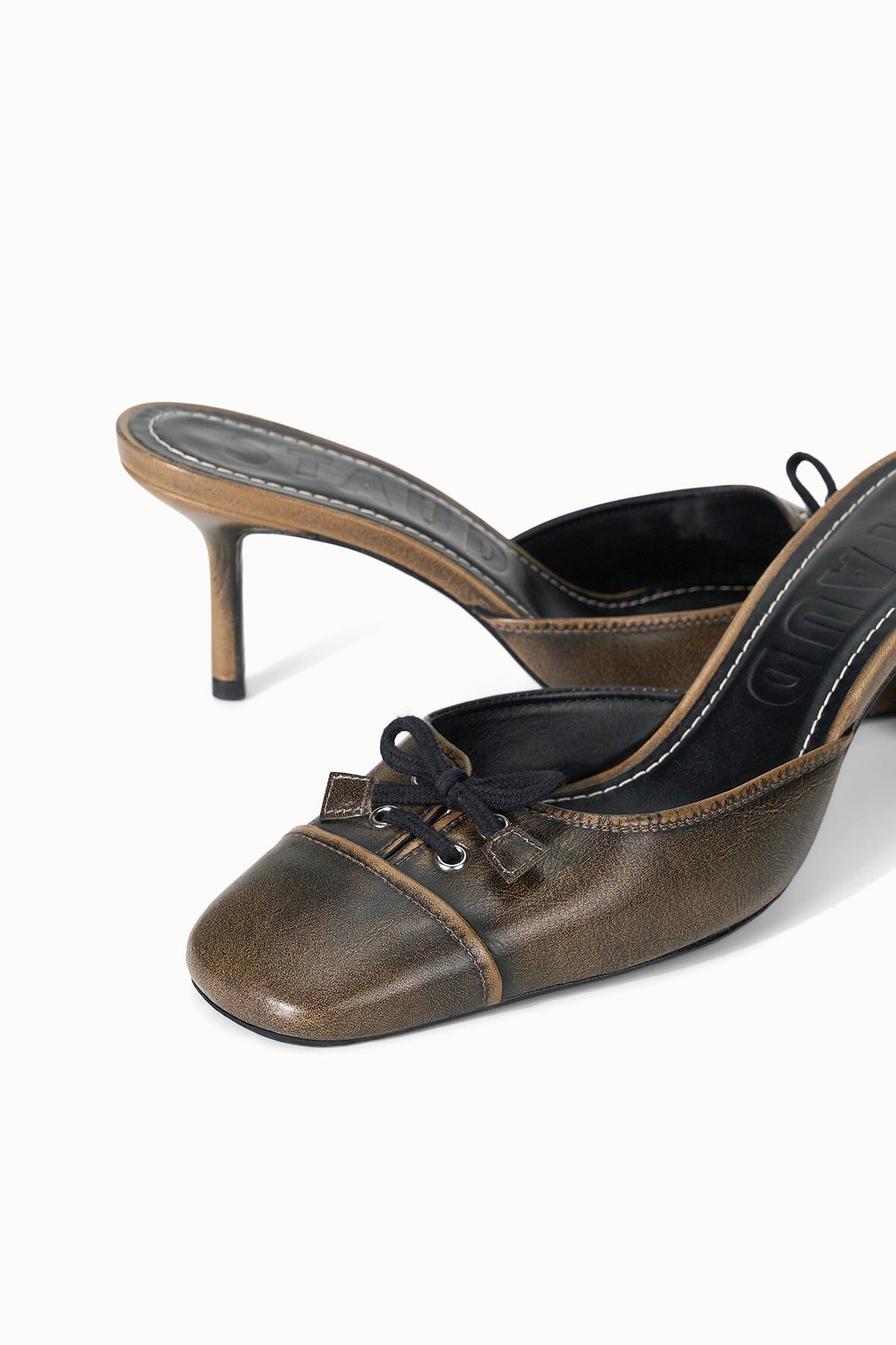 Faye Mule | Black Distressed — 6