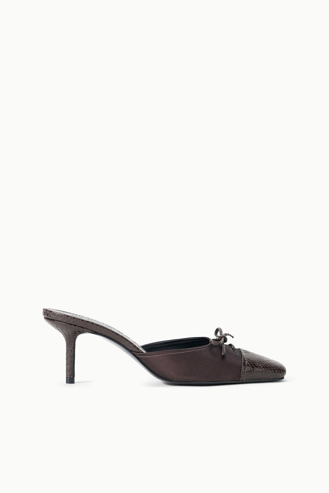 Faye Mule | Espresso Snake — 1