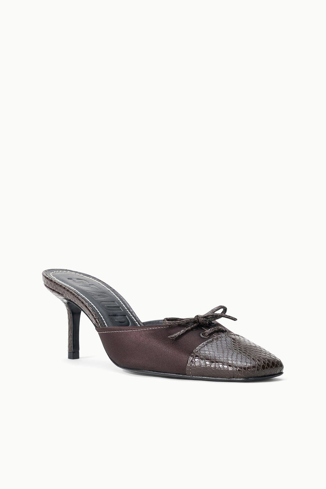 Faye Mule | Espresso Snake — 1
