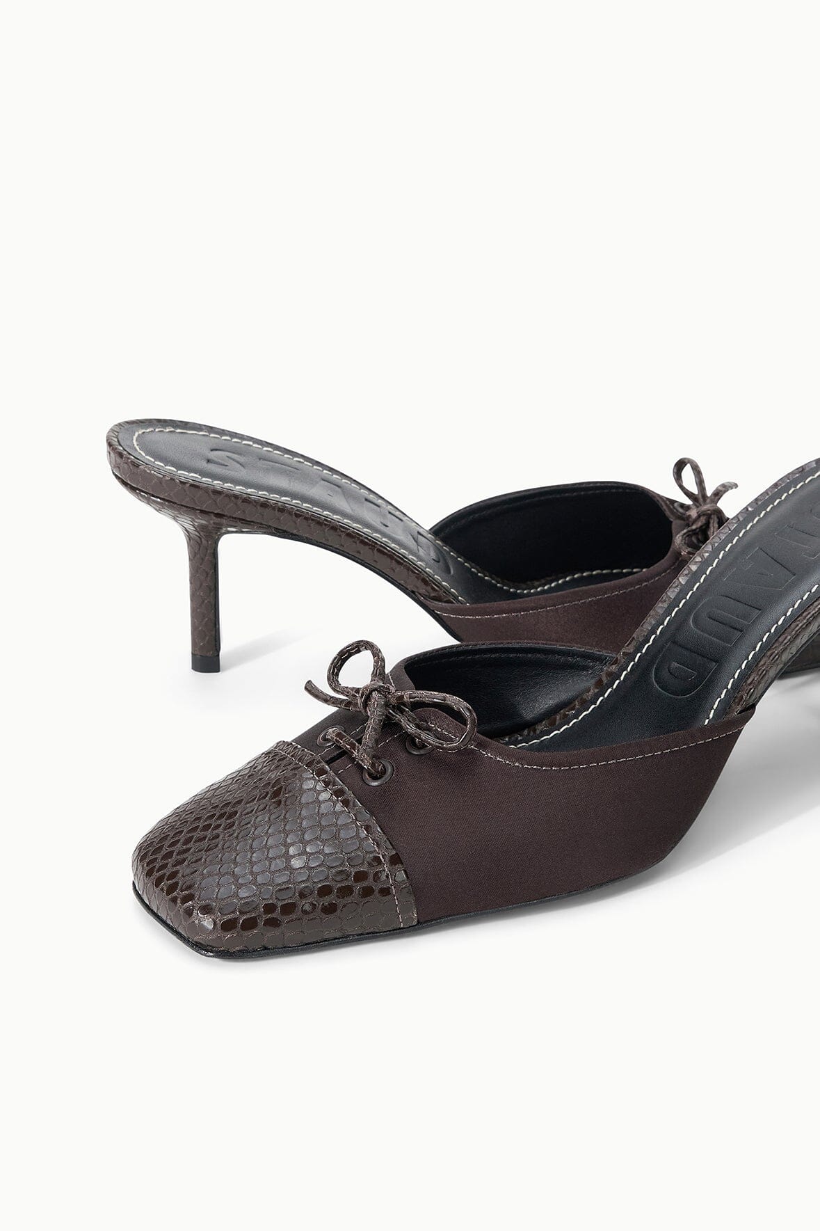 Faye Mule | Espresso Snake — 3