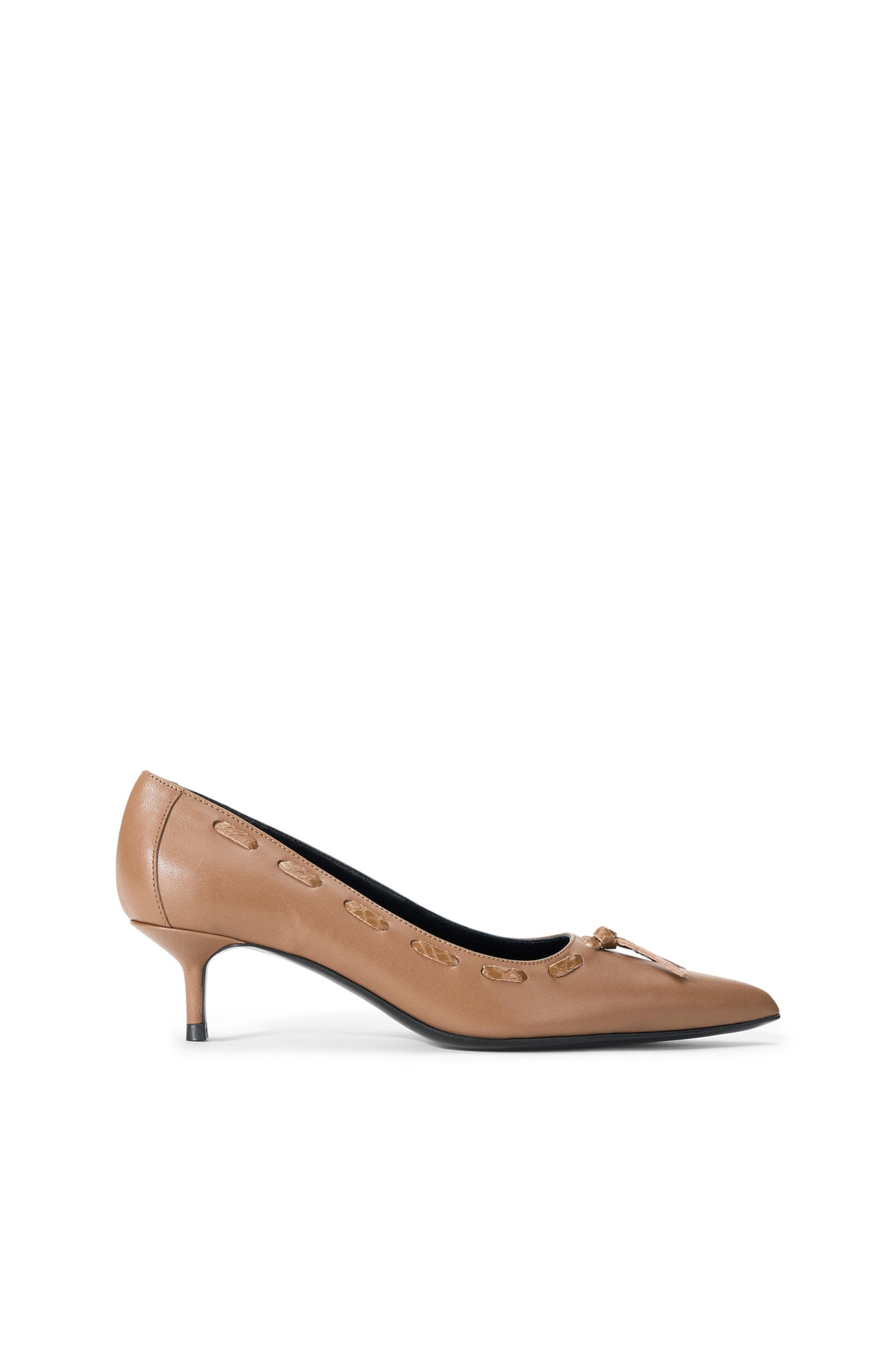 Sebastian Kitten Heel Pump | Husk — 1