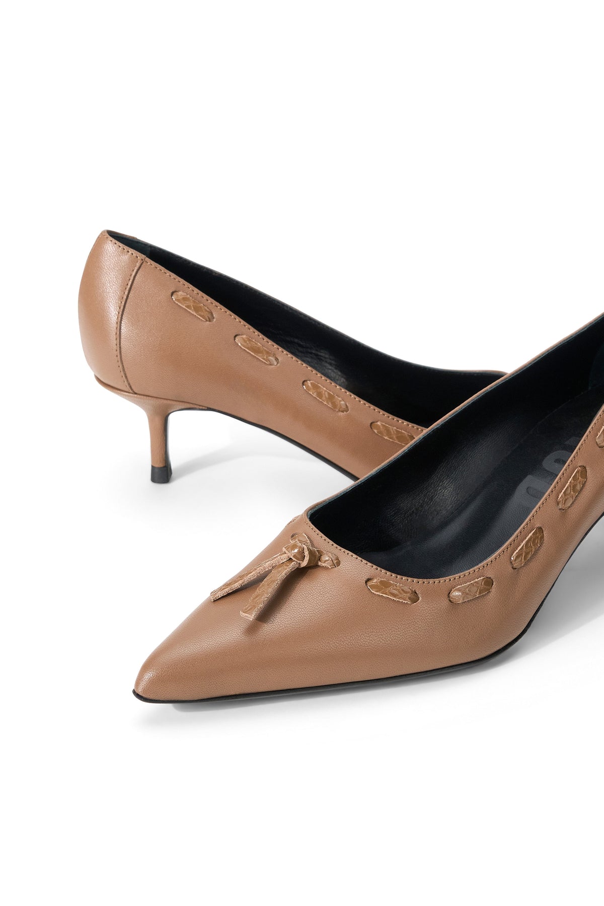 Sebastian Kitten Heel Pump | Husk — 3