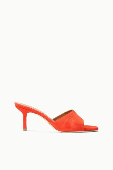 Bea Mule | Tangelo Suede — 1