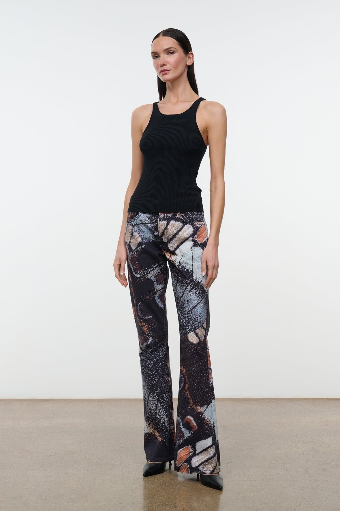Franky Flare Jean | Butterfly Sky — 6