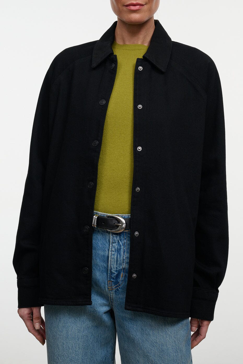 Myles Shirt Jacket | Black — 5