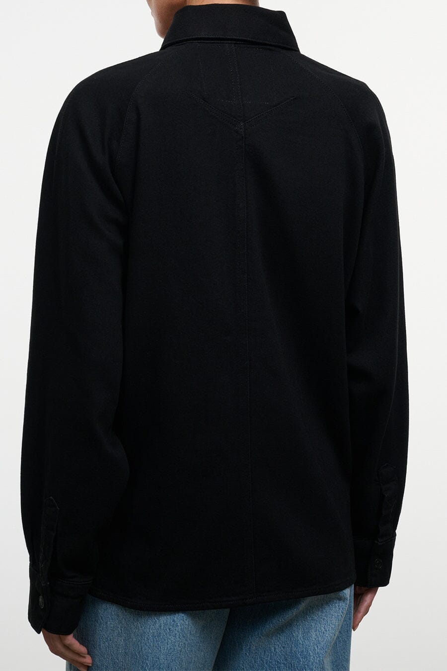 Myles Shirt Jacket | Black — 3