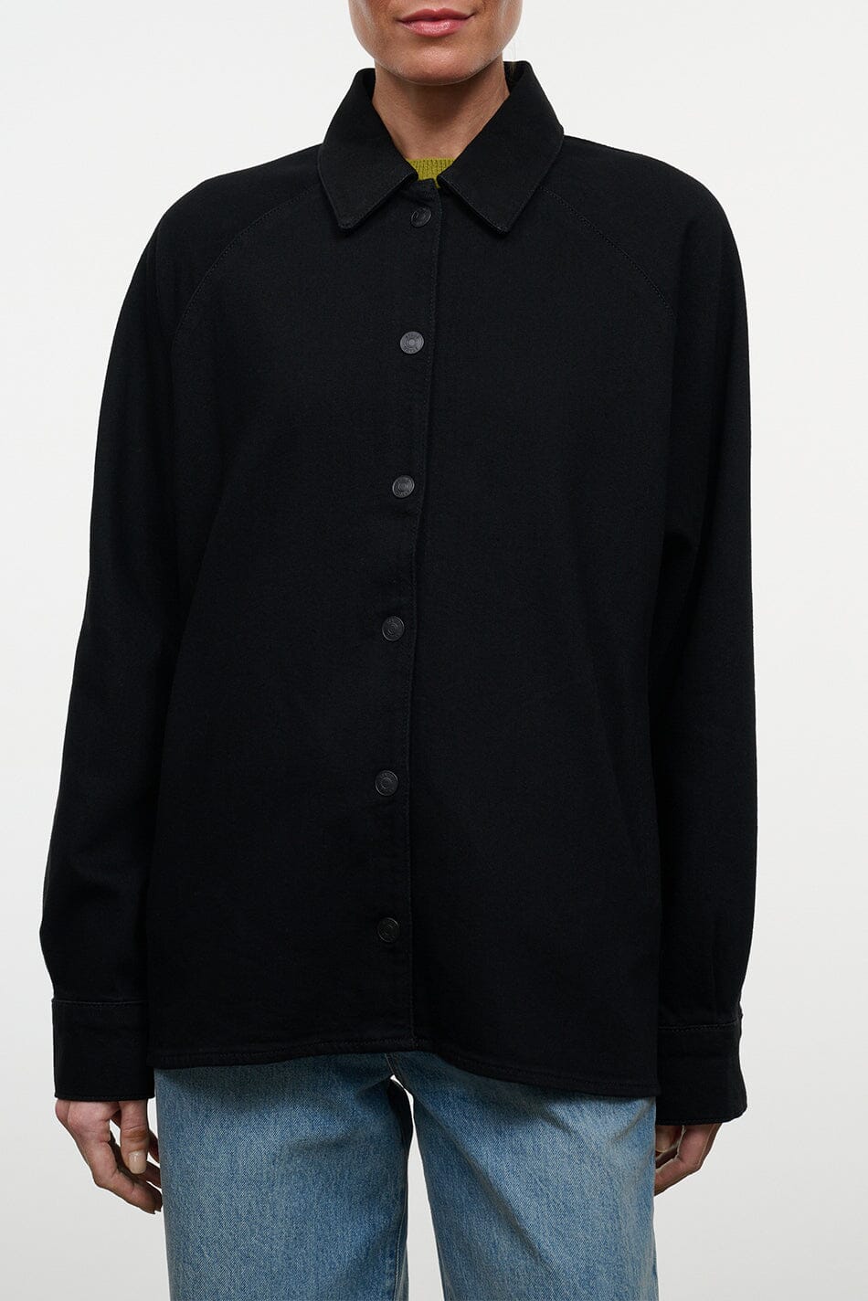 Myles Shirt Jacket | Black — 4