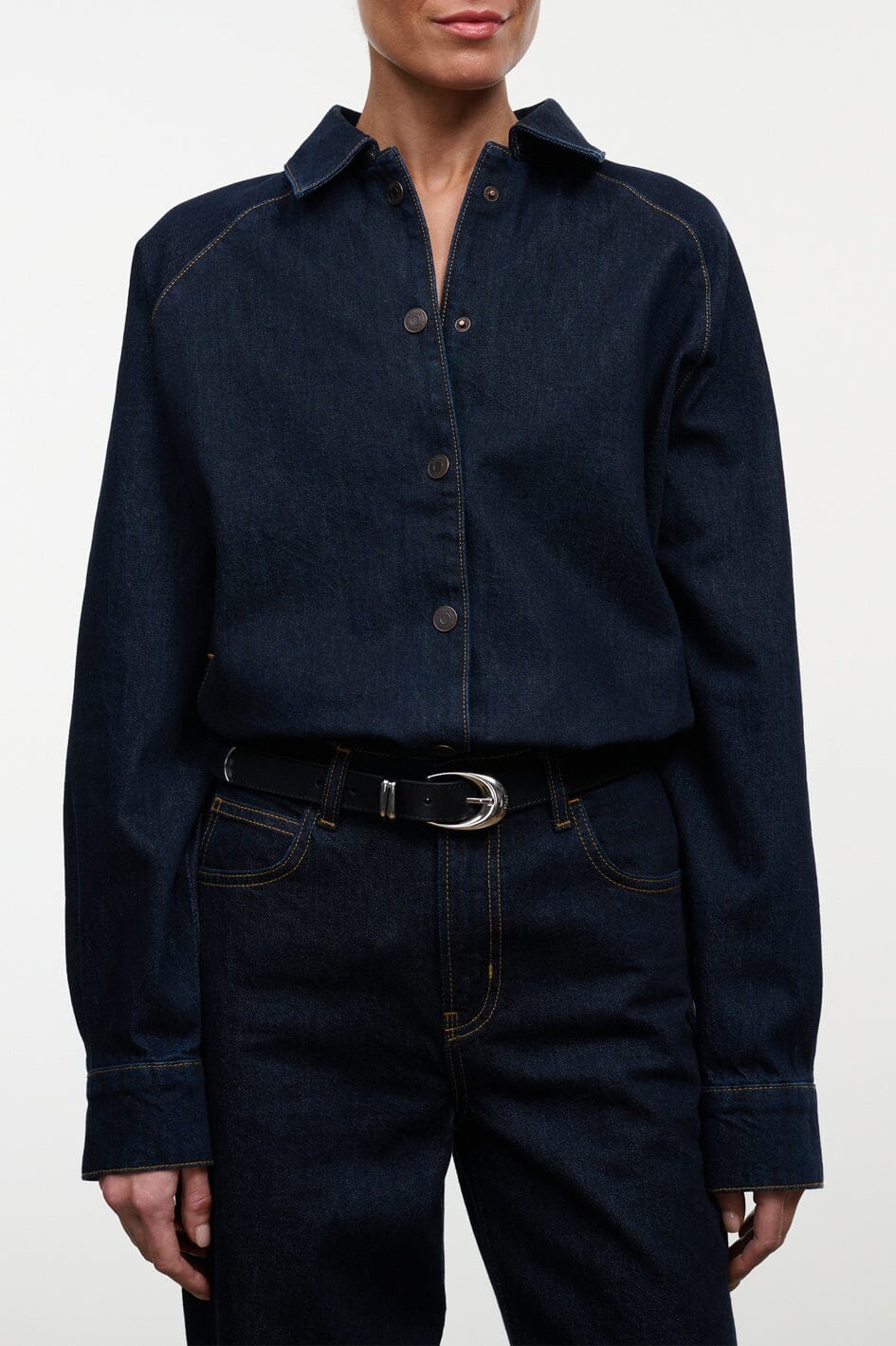 Myles Shirt Jacket | Indigo — 1