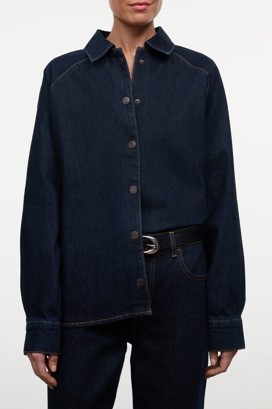 Myles Shirt Jacket | Indigo — 2