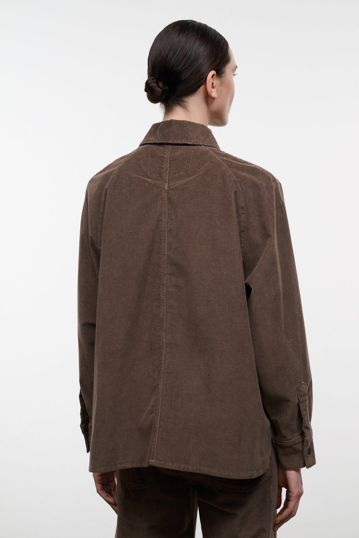 Myles Shirt Jacket | Oyster Corduroy — 3