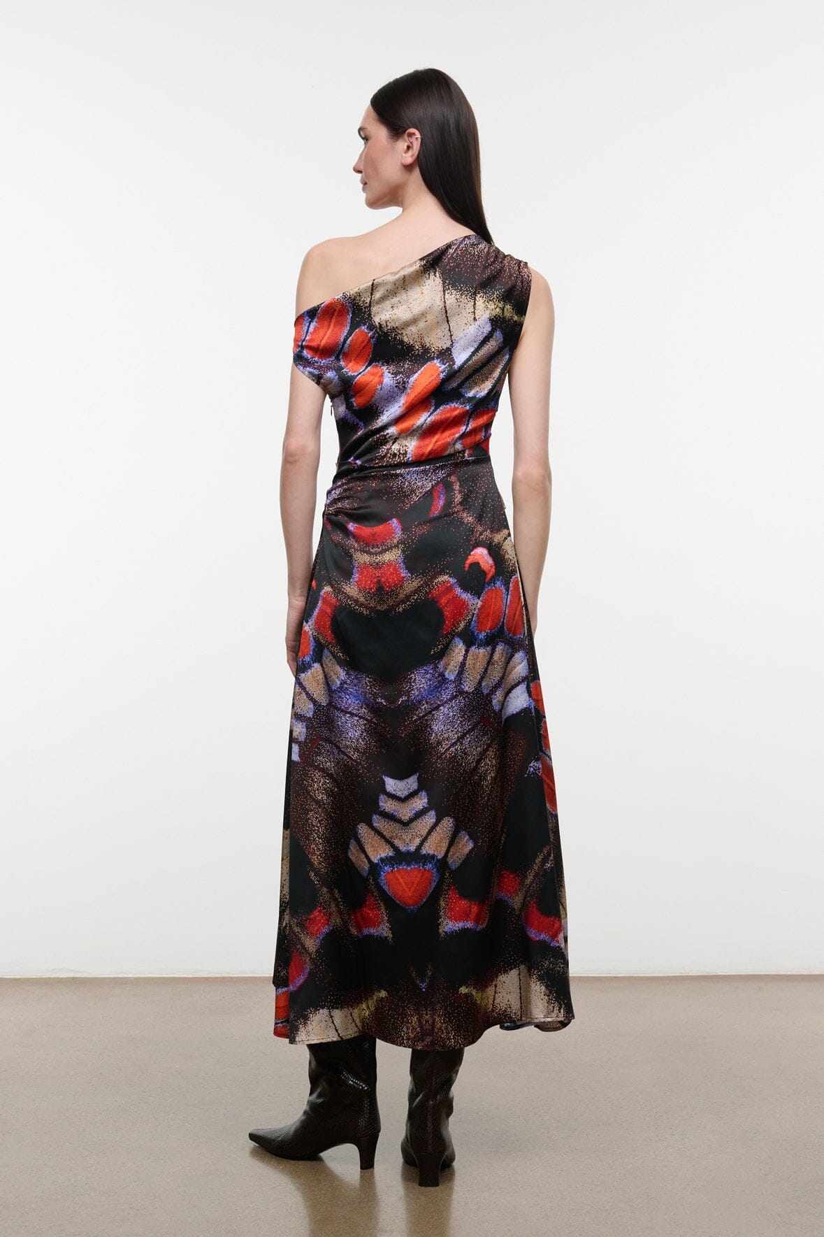 Phare Silk Dress | Butterfly Fuchsia — 4