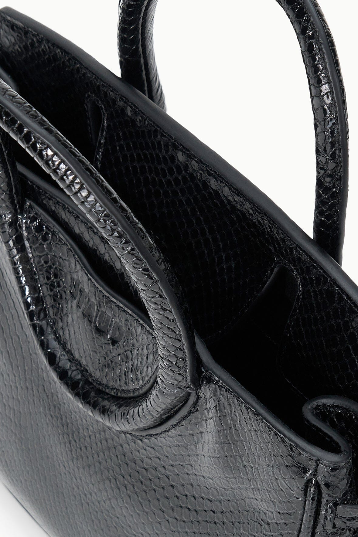 Maude Mini Carryall | Black Snake — 6