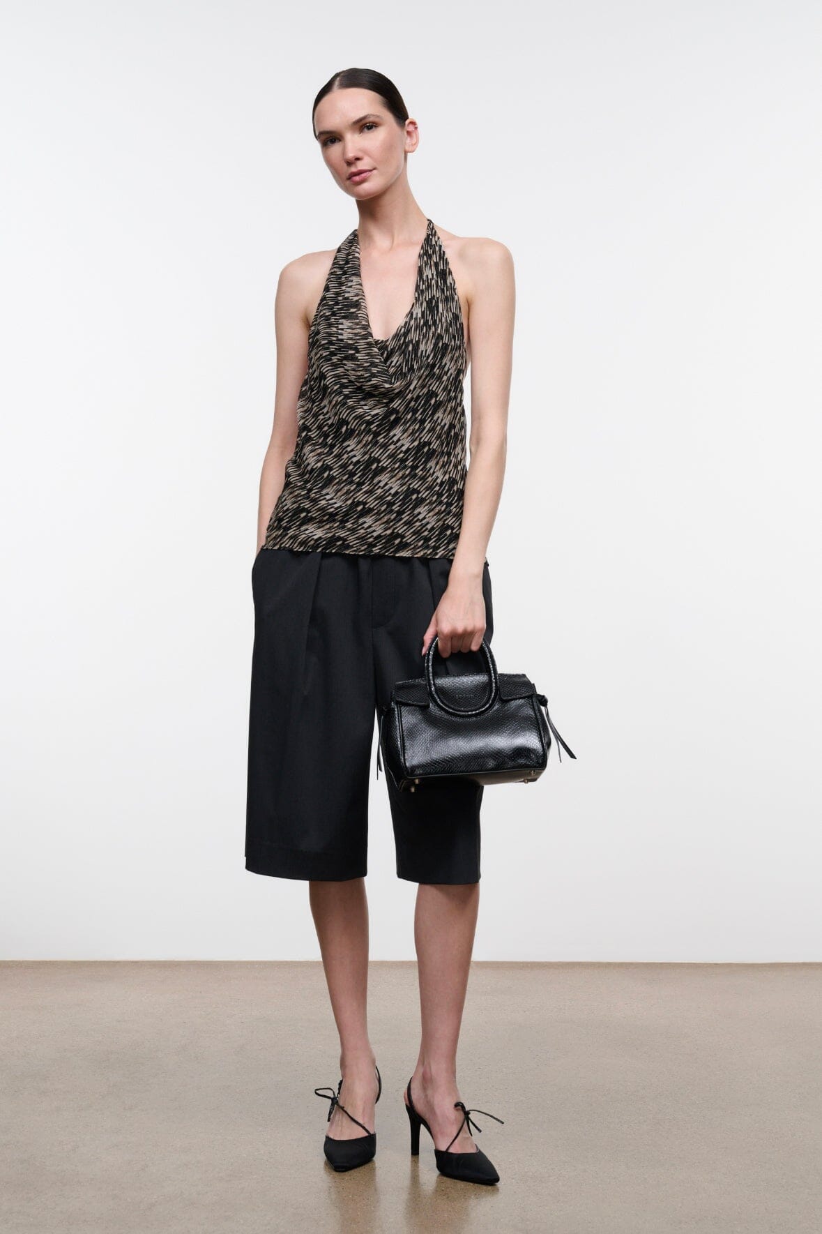 Maude Mini Carryall | Black Snake — 5
