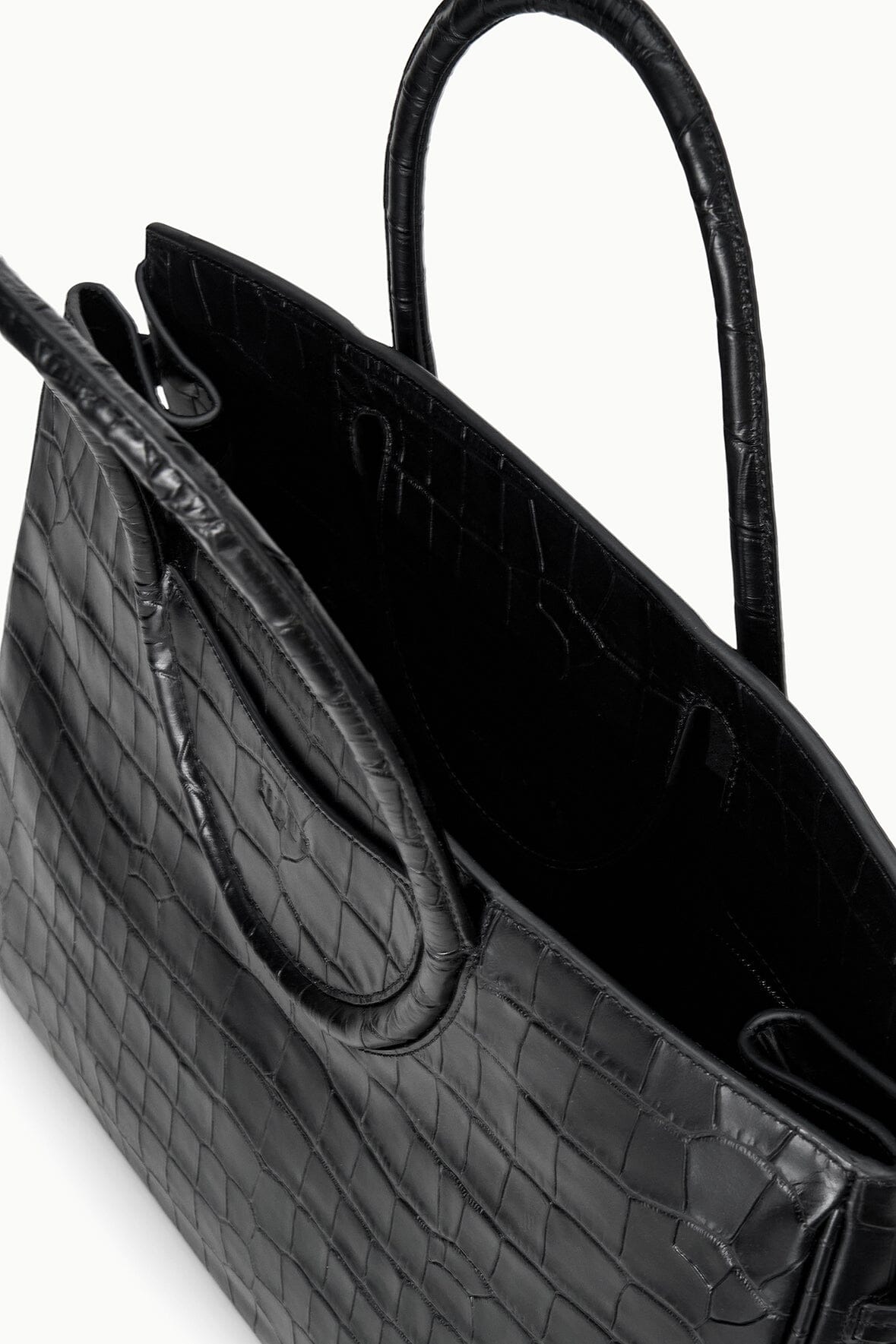 Maude Carryall | Black Croco — 2