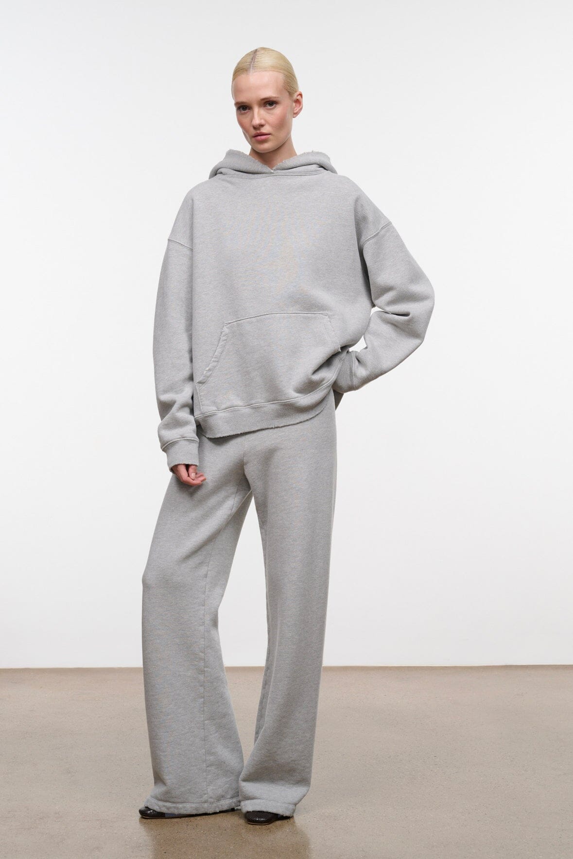 Lounge Terry Hoodie | Heather Grey — 6