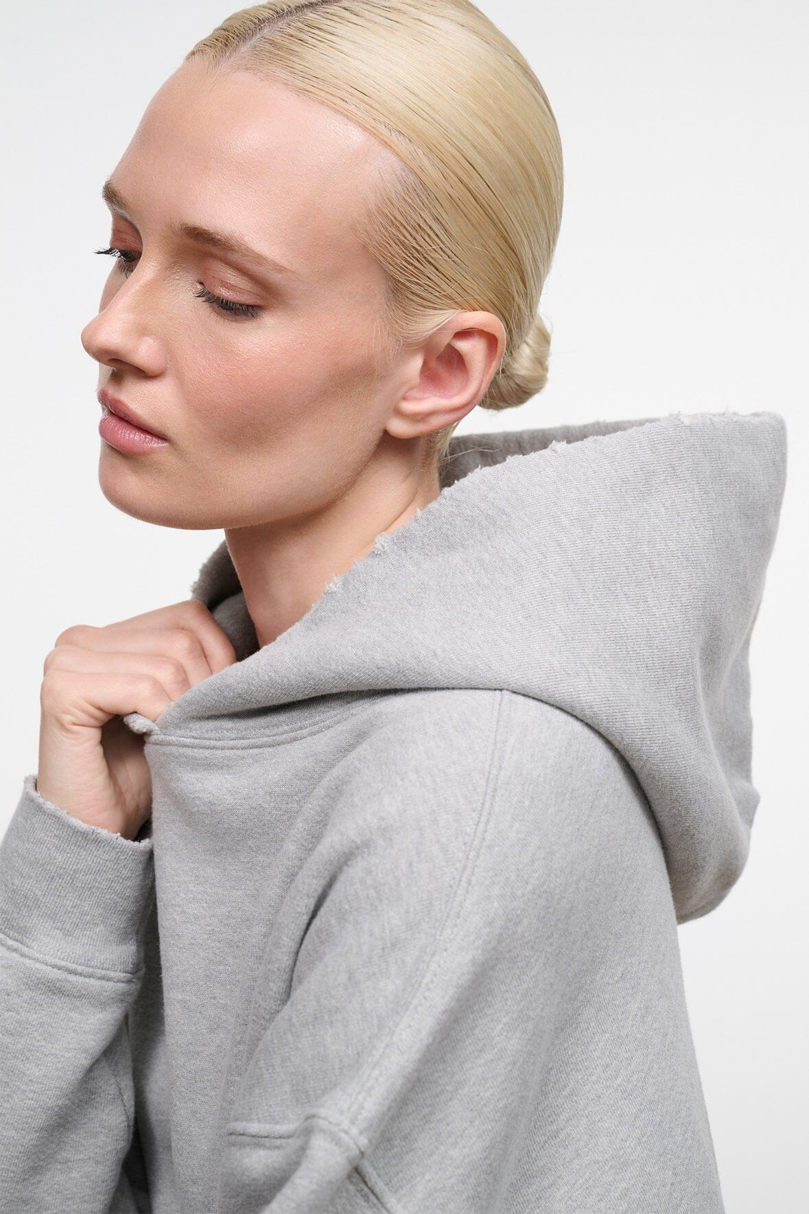 Lounge Terry Hoodie | Heather Grey — 5