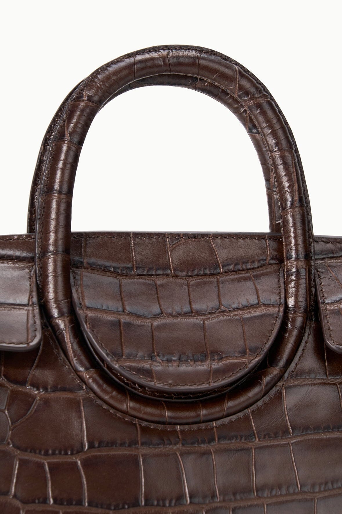 Maude Mini Carryall | Espresso Croco — 3