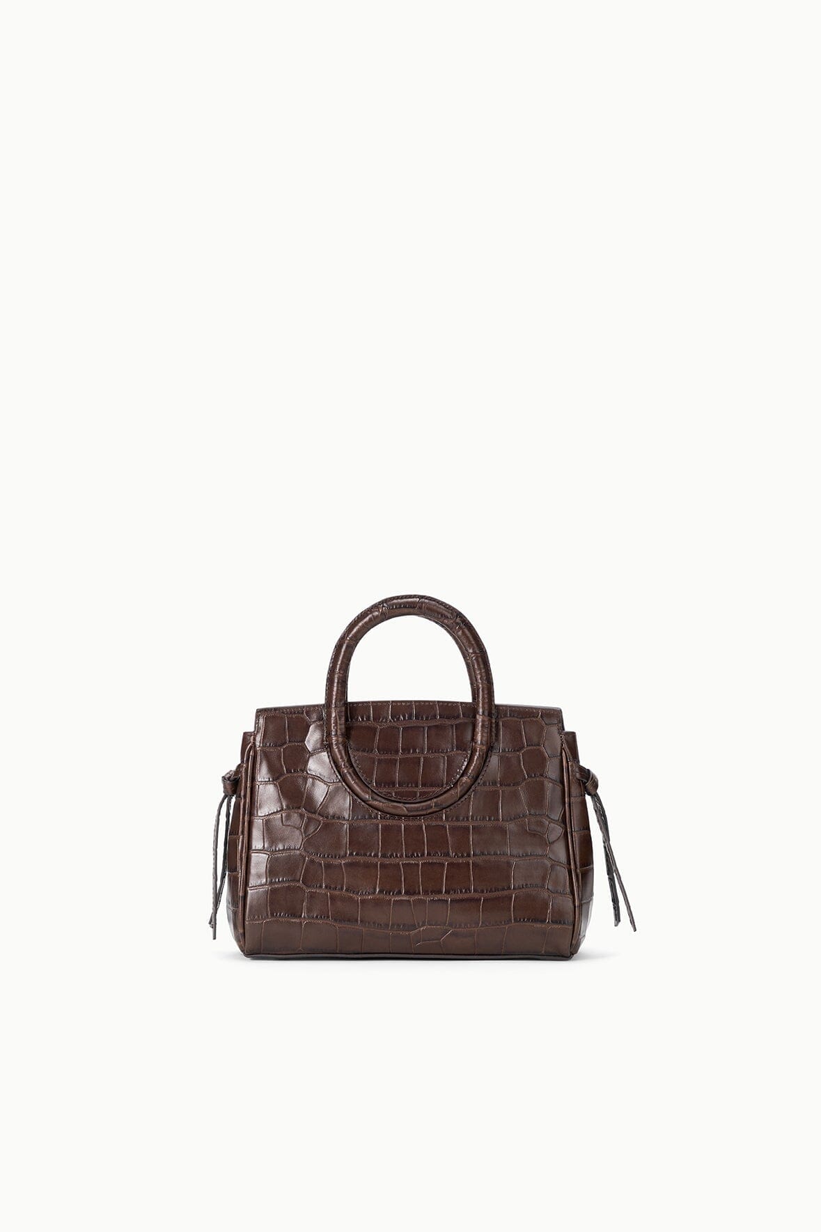 Maude Mini Carryall | Espresso Croco — 4