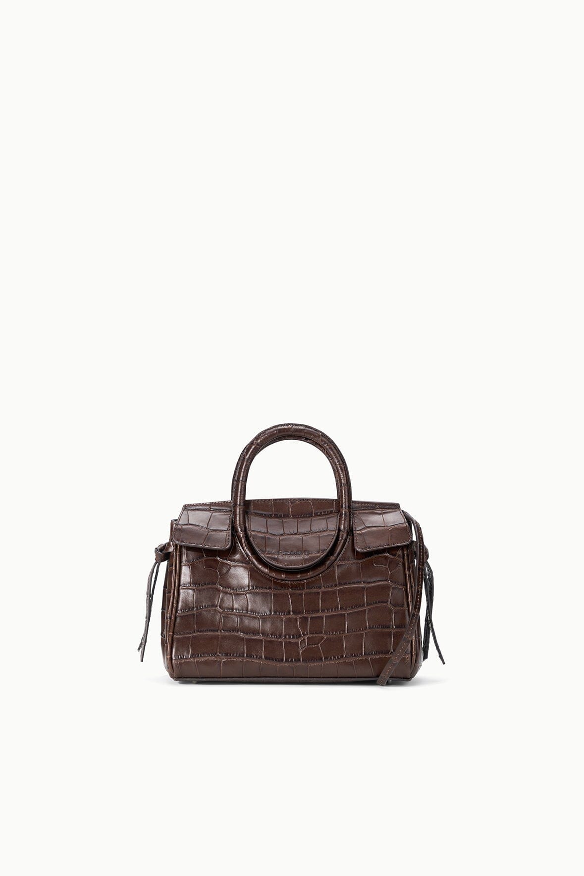 Maude Mini Carryall | Espresso Croco — 1