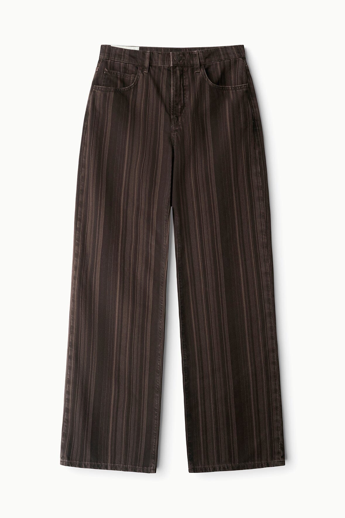Gus Relaxed Jean | Espresso Stripe — 8