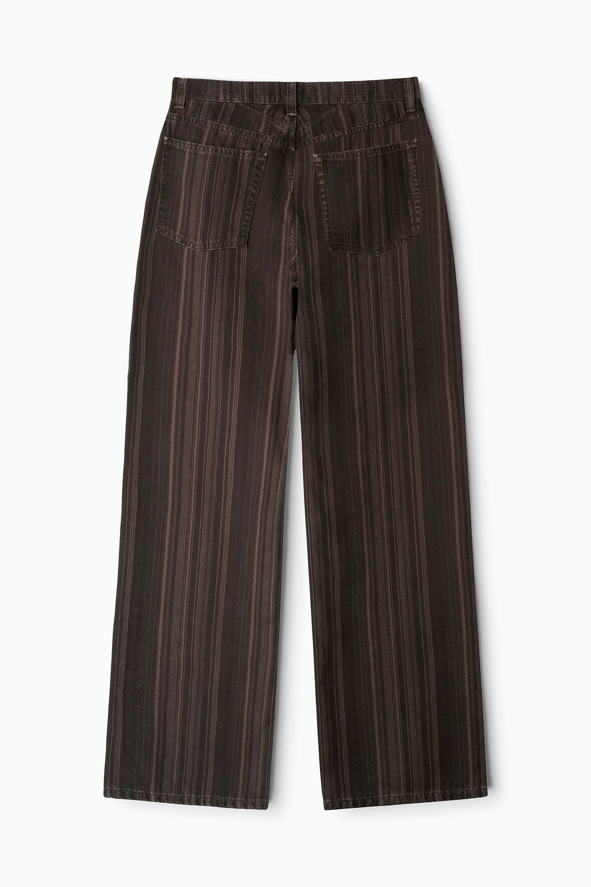 Gus Relaxed Jean | Espresso Stripe — 9
