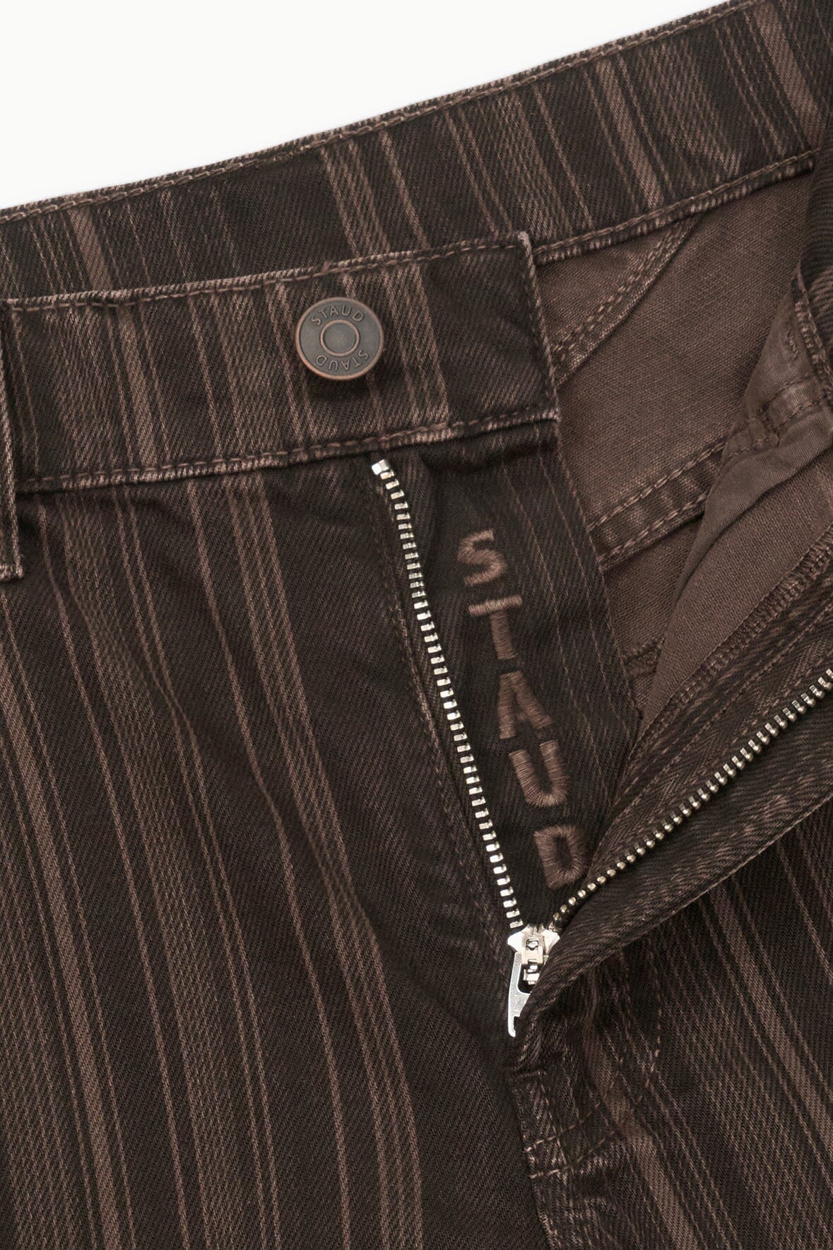 Gus Relaxed Jean | Espresso Stripe — 10
