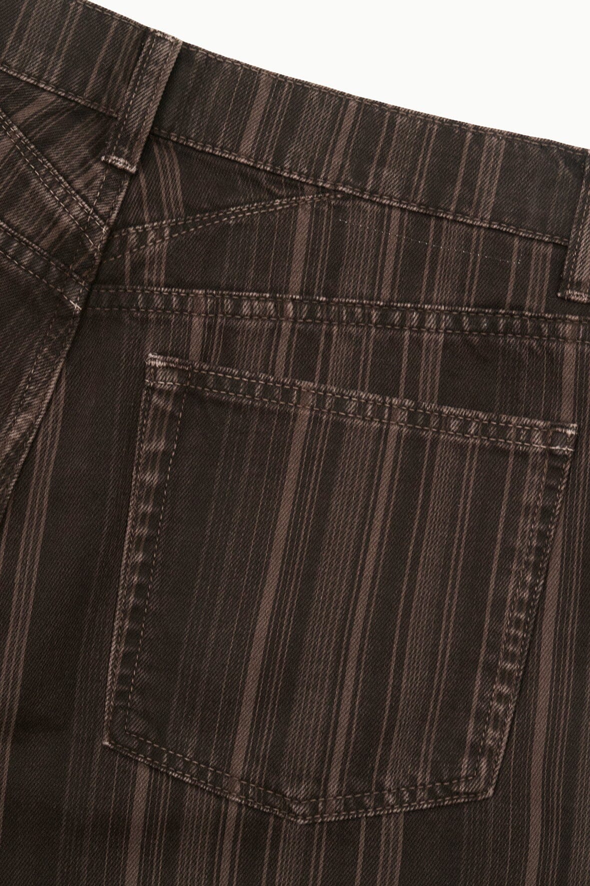 Gus Relaxed Jean | Espresso Stripe — 11