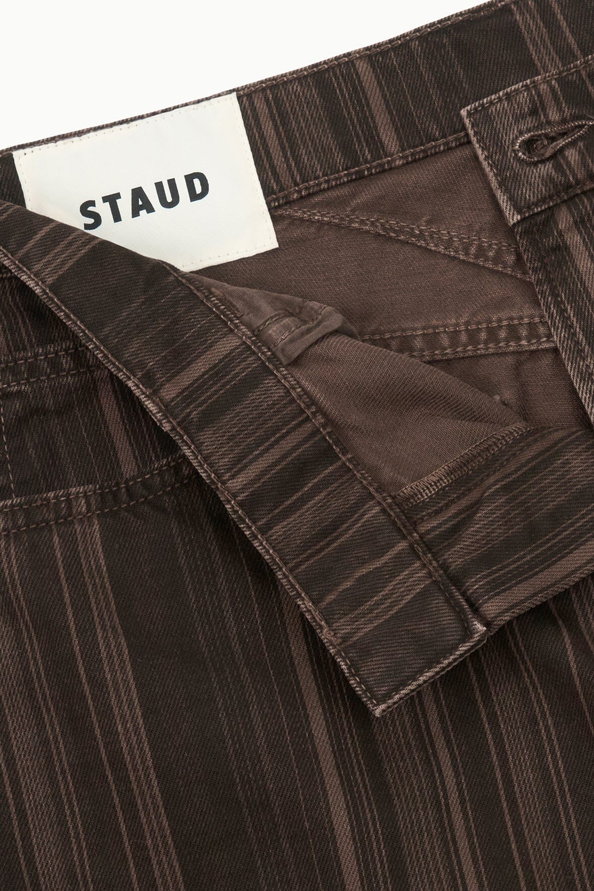 Gus Relaxed Jean | Espresso Stripe — 12