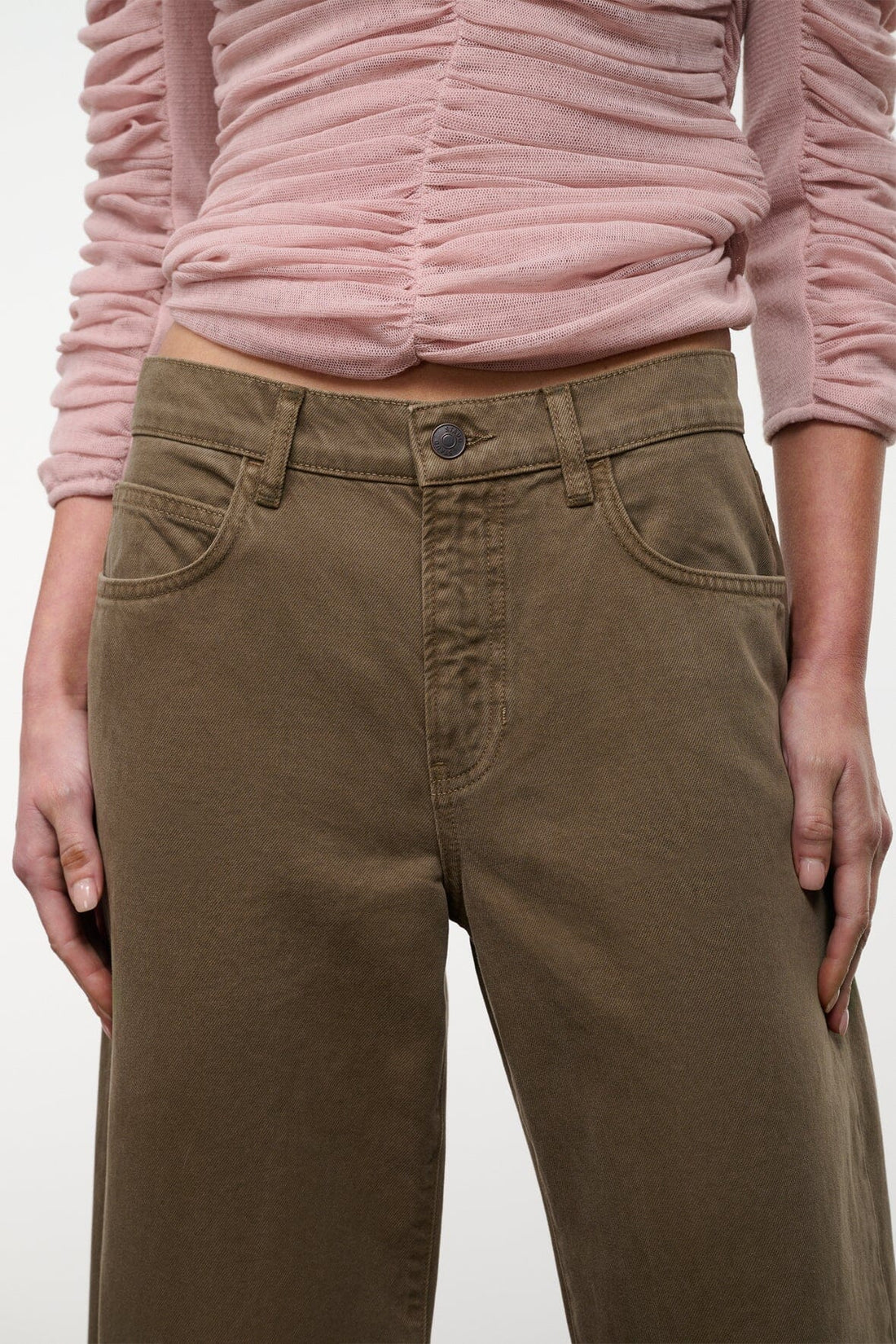 Gus Relaxed Jean | Greige — 1