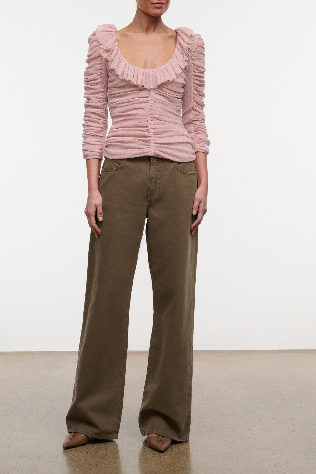 Gus Relaxed Jean | Greige — 1