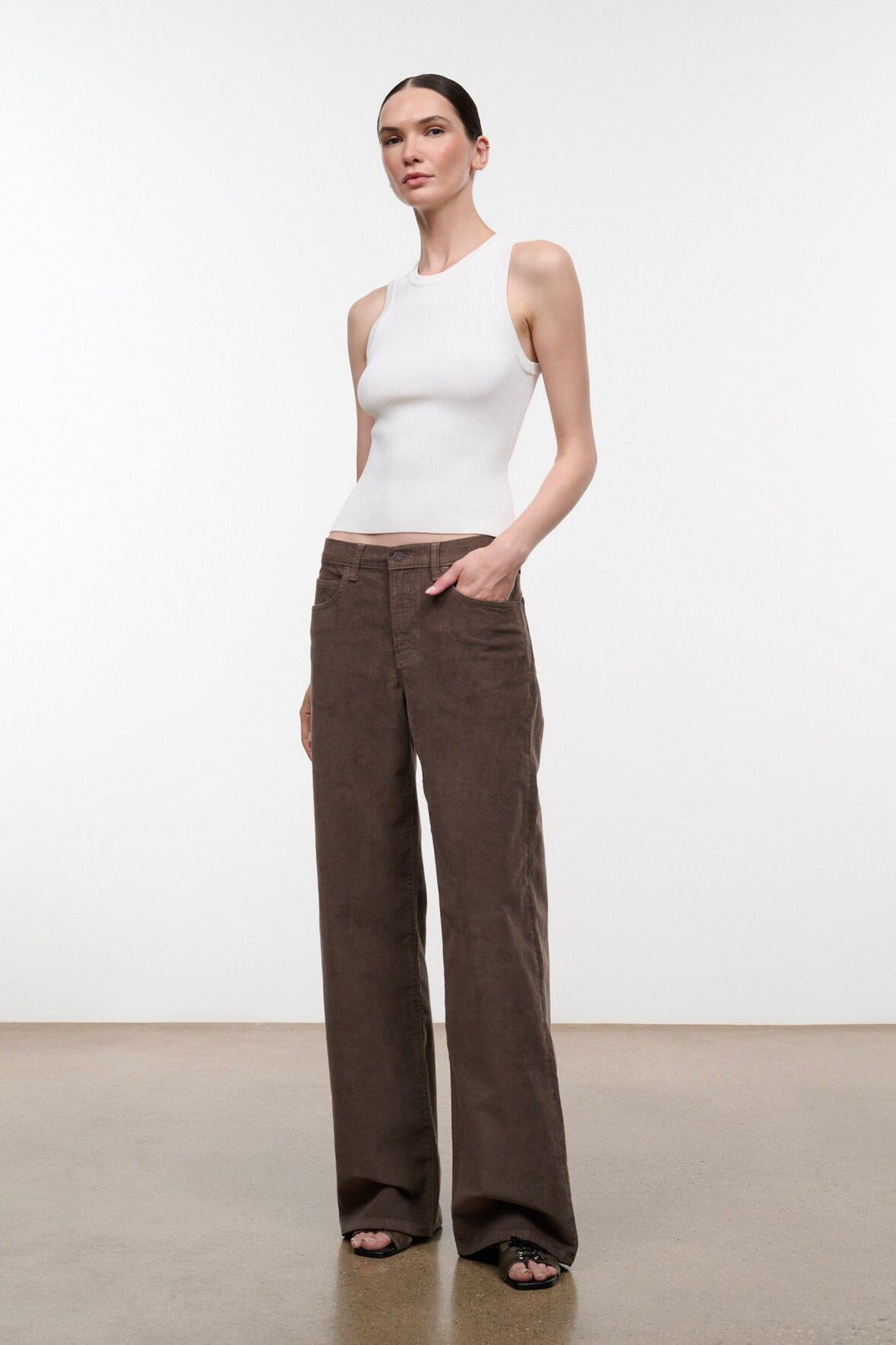 Gus Relaxed Jean | Oyster Corduroy — 7