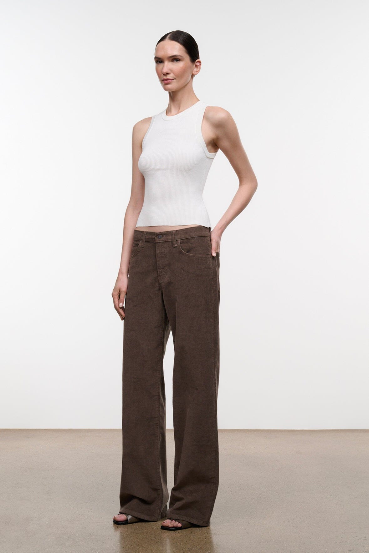 Gus Relaxed Jean | Oyster Corduroy — 2
