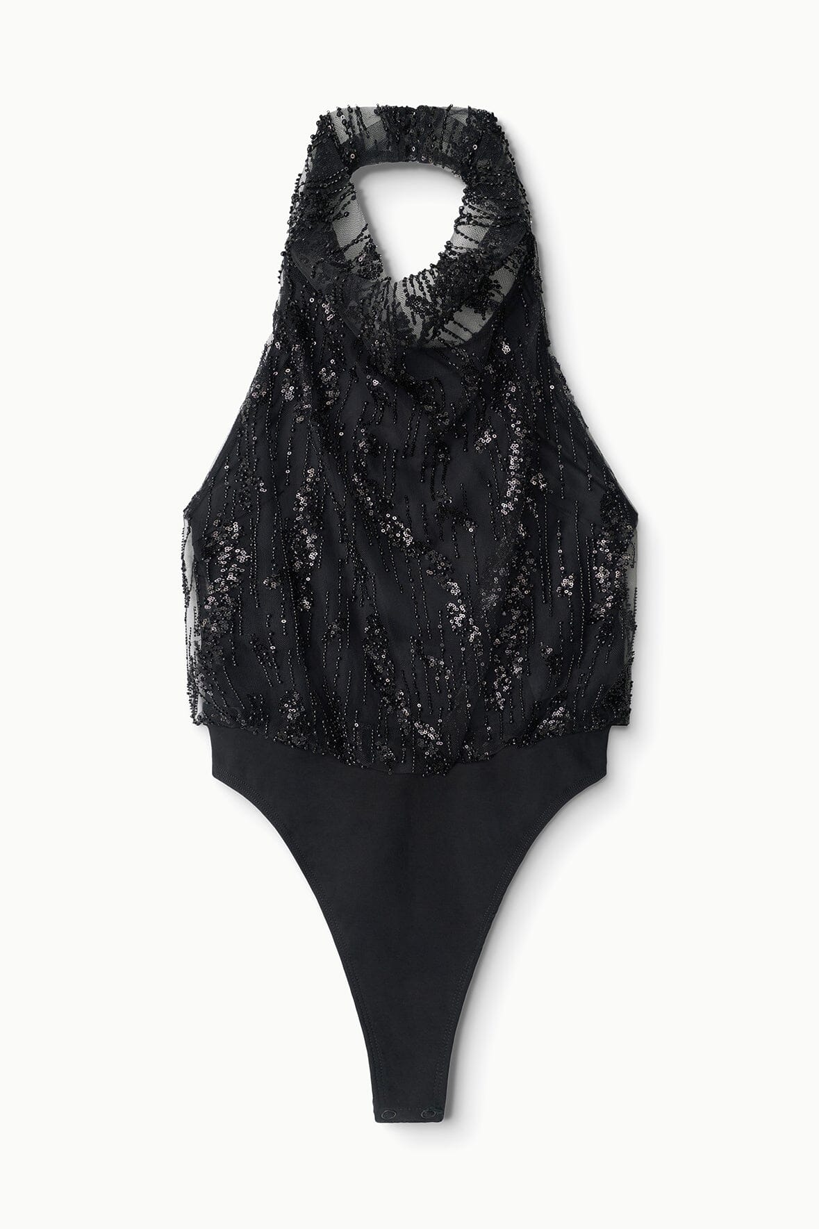 Monay Bodysuit | Black Beaded — 6