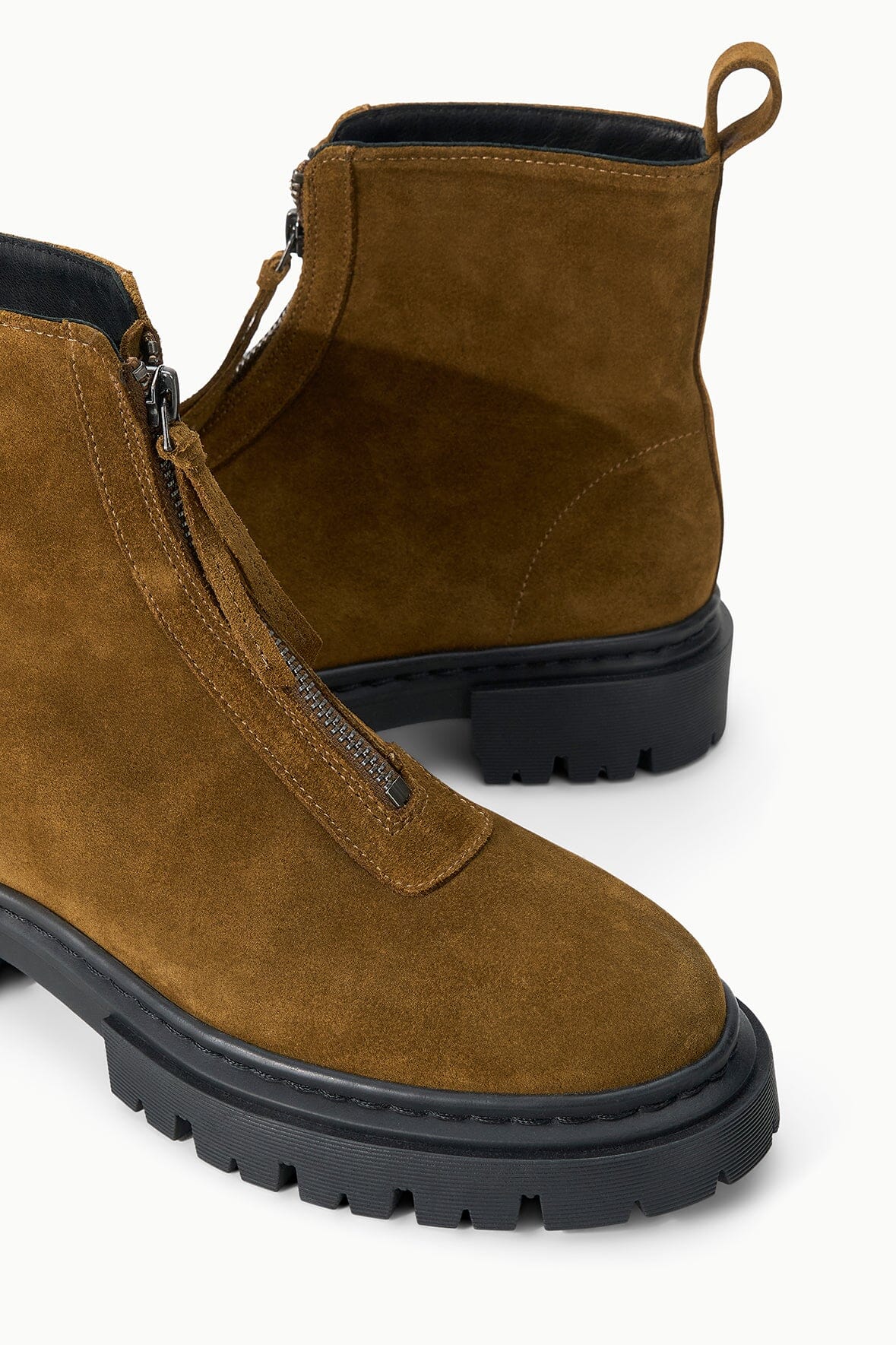 Miles Zip Ankle Boot | Cigar — 8