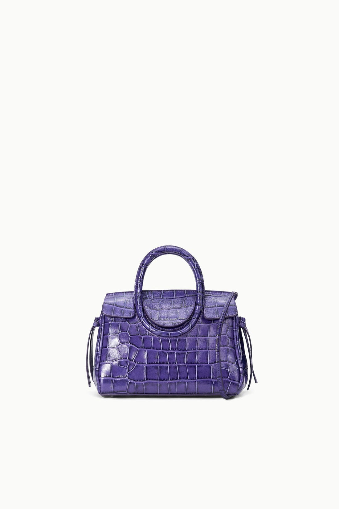 Maude Mini Carryall | Amethyst Croco — 1
